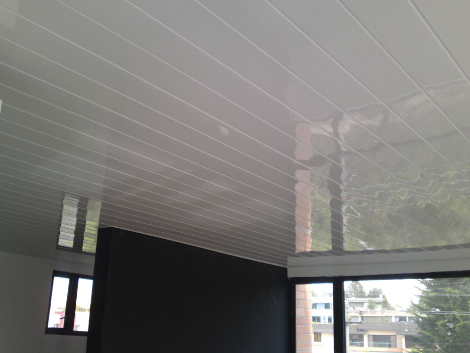 Cielo raso - Blanco Acanalado Brillante - Kevo